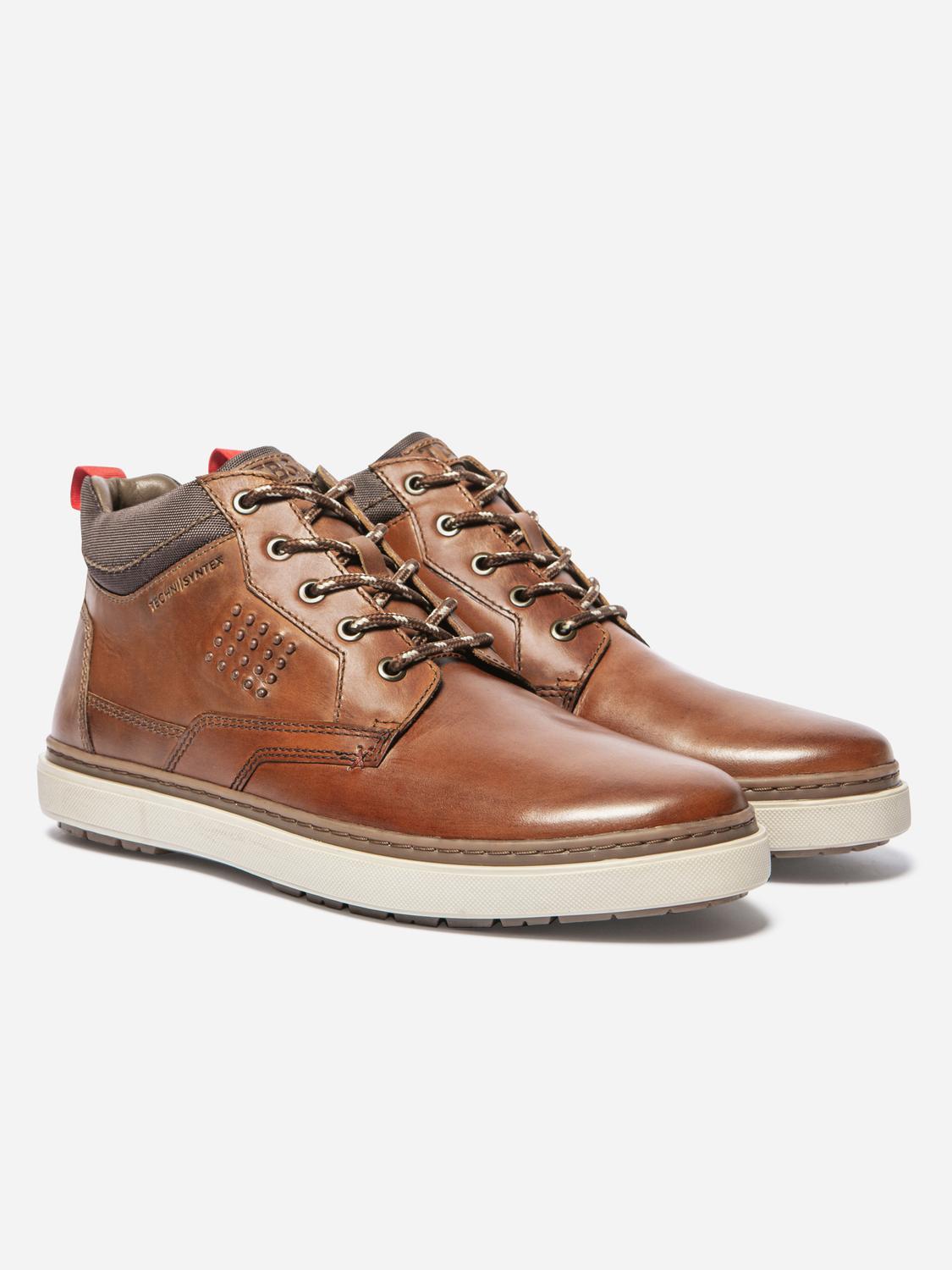 Bottines Homme Cuir Cognac BERNNIE
