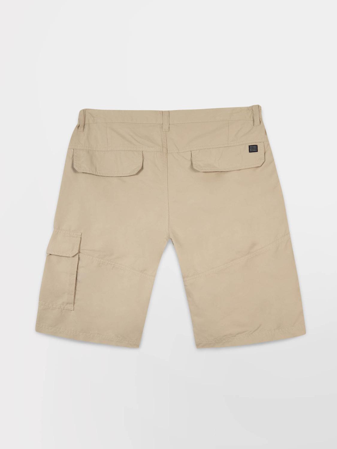 Bermuda Homme Ceinture Semi-élastiquée Beige FUPPABER