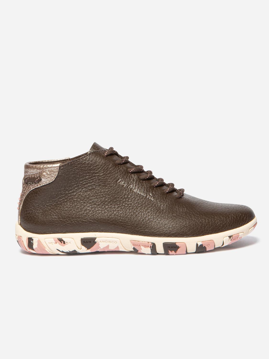 Tennis Montantes Femme Confort Marron JUHAYNA