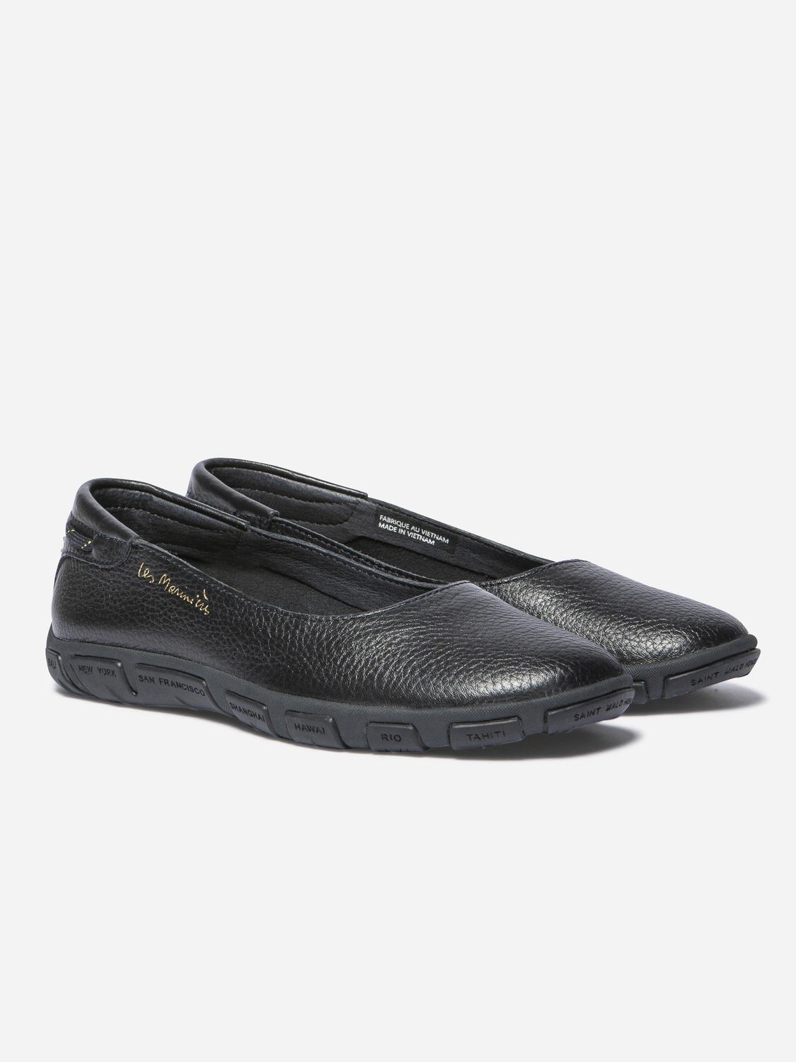 Ballerine femme cuir noir Ballerine femme cuir noir