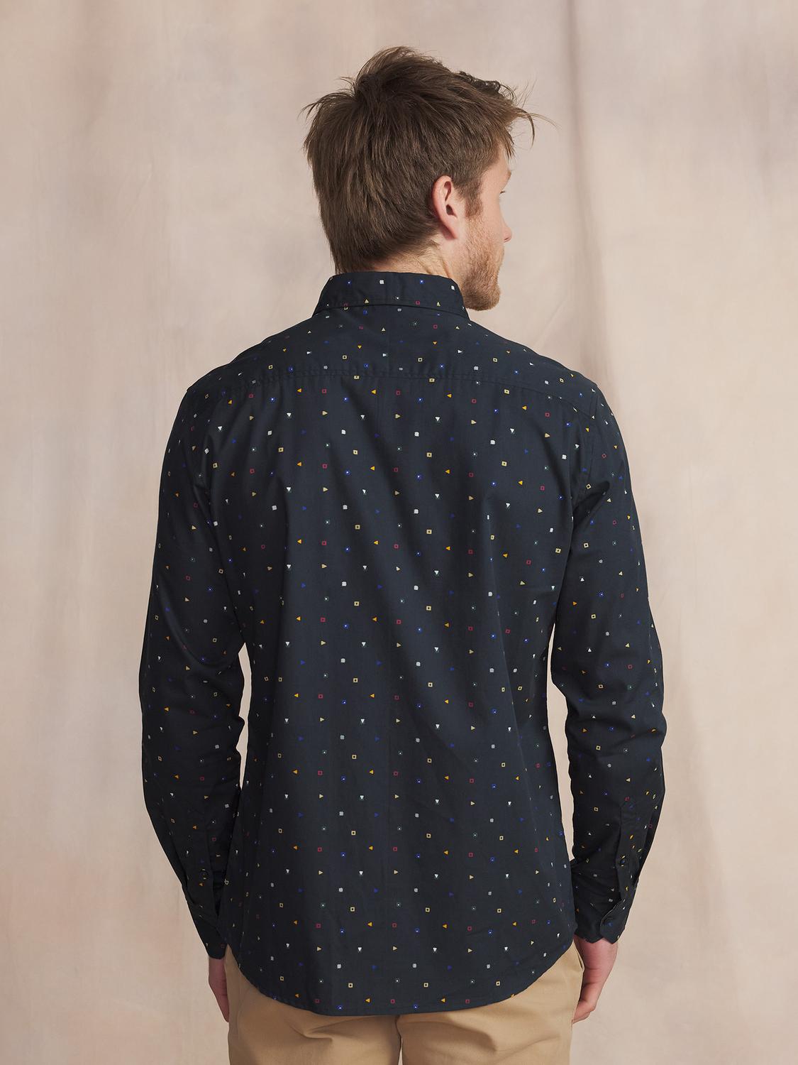 Chemise Manches Longues Bleu MALOYCHE
