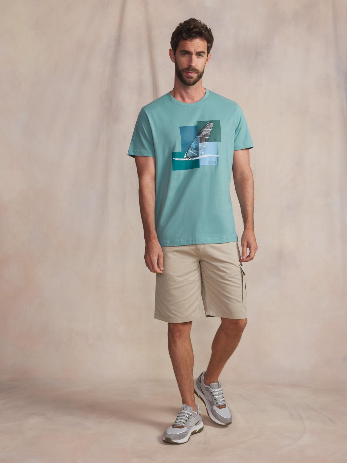 Tee-shirt en maille homme mangrove GREIGTEE