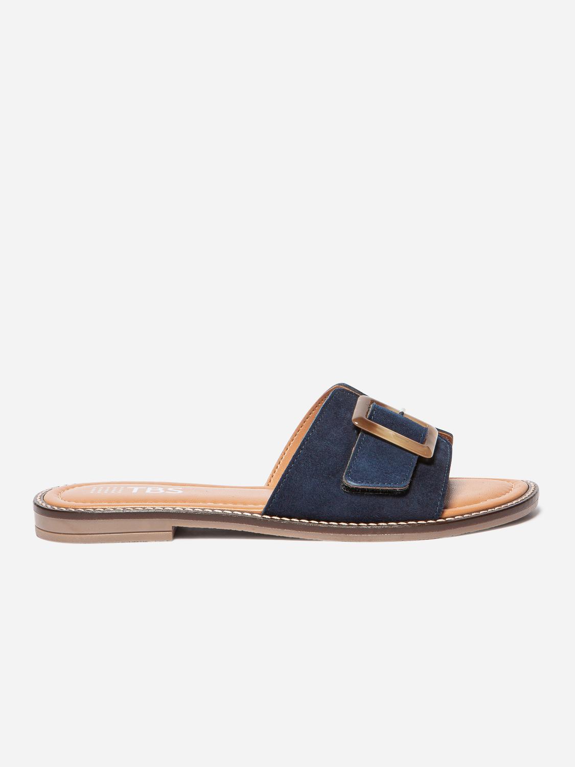 Mules femme marine ARIETTE