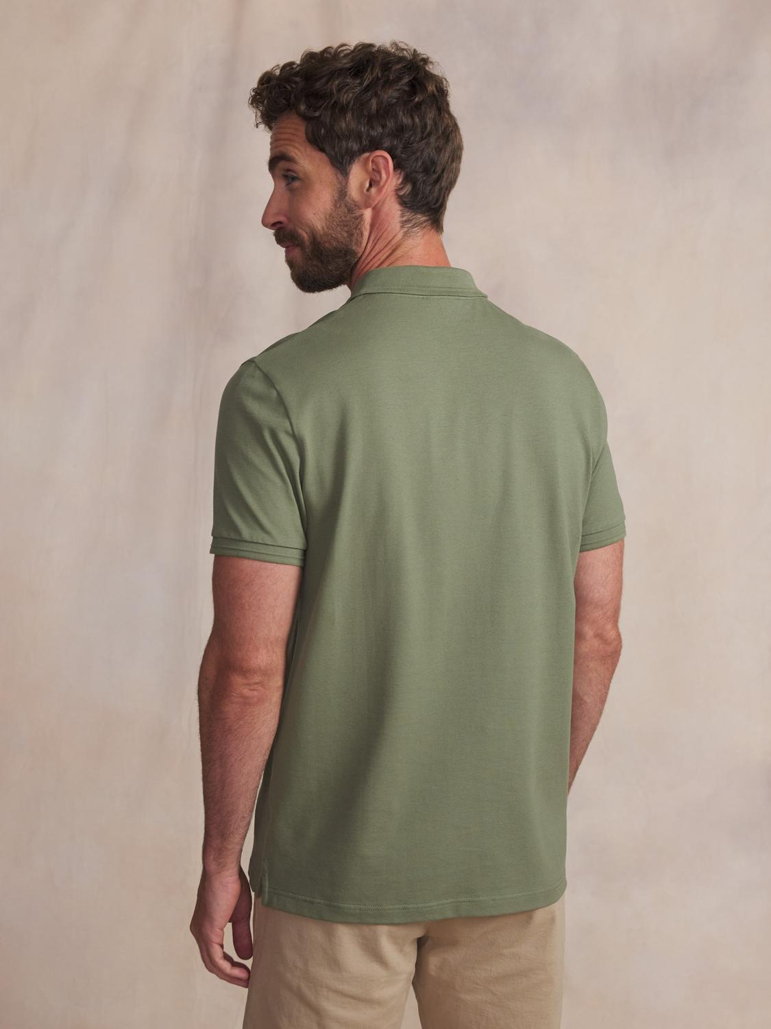 Polo homme kaki NACCAPOL