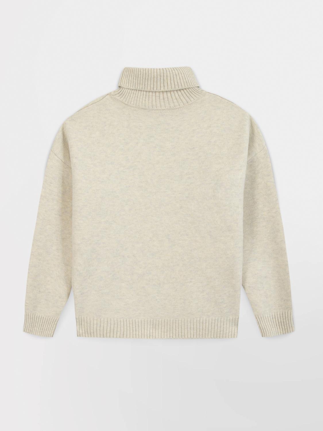 Pull Craie Manches Longues Blanc BURLICOL Pull Craie Manches Longues Blanc BURLICOL