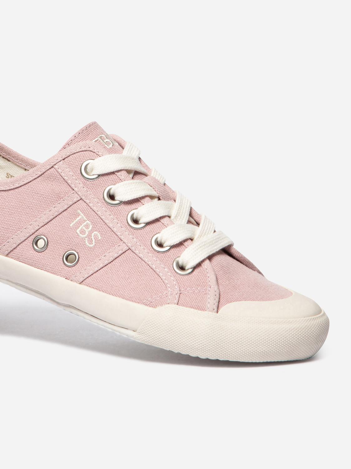 Tennis en toile femme rosee OPIACE