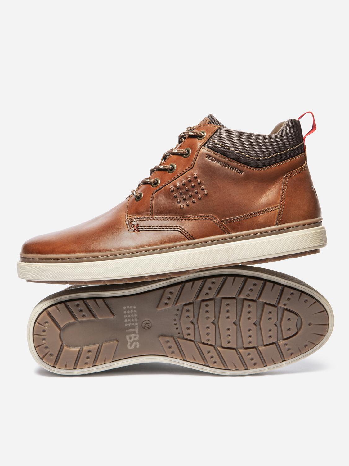 Bottines Homme Cuir Cognac BERNNIE