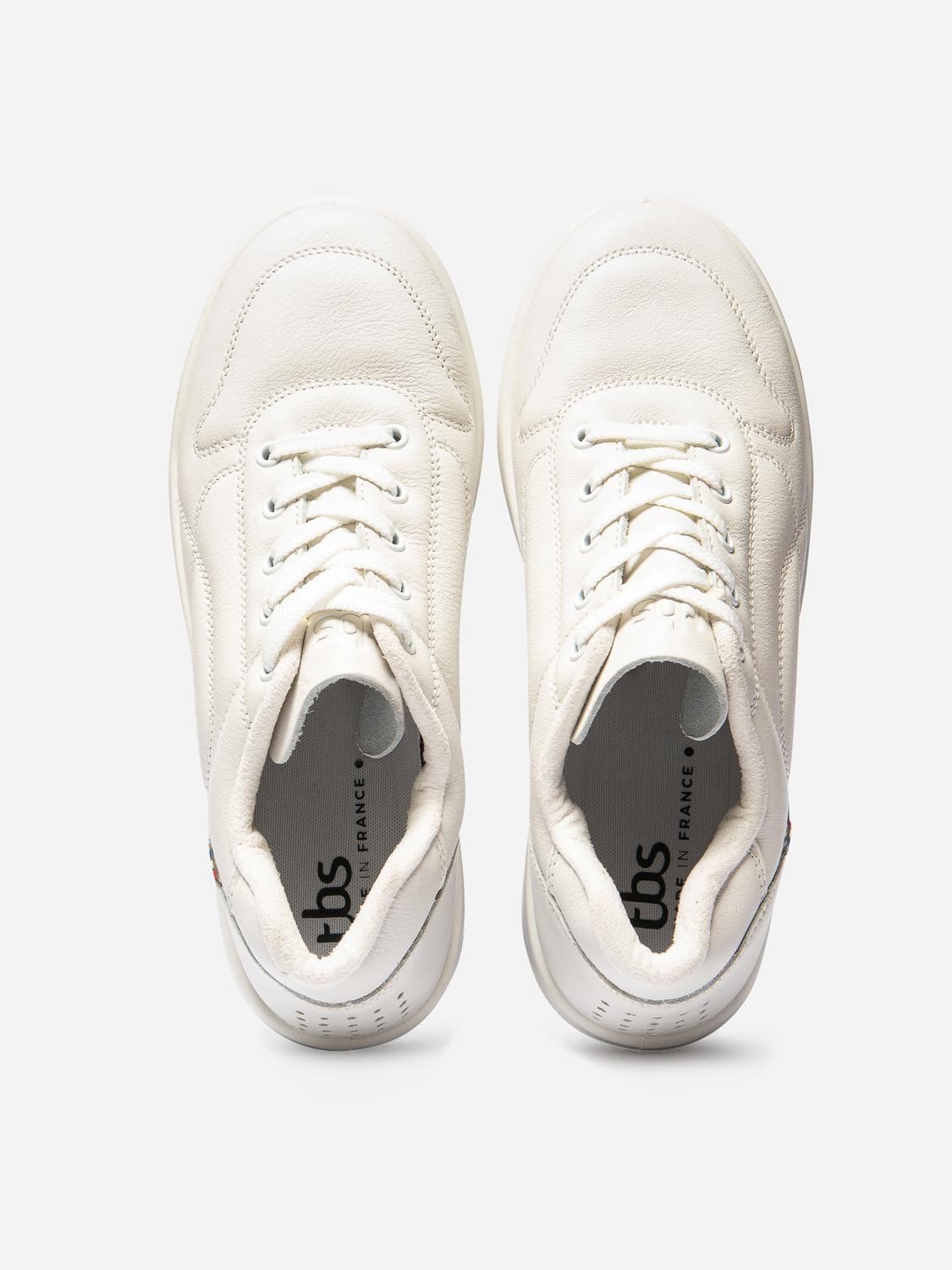 Baskets Homme Confort Dessus Cuir Blanc Baskets Homme Confort Dessus Cuir Blanc