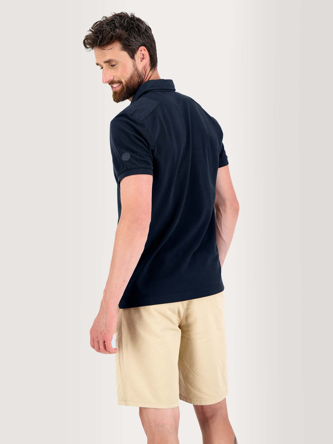 Polo Homme Manches Courtes Marine