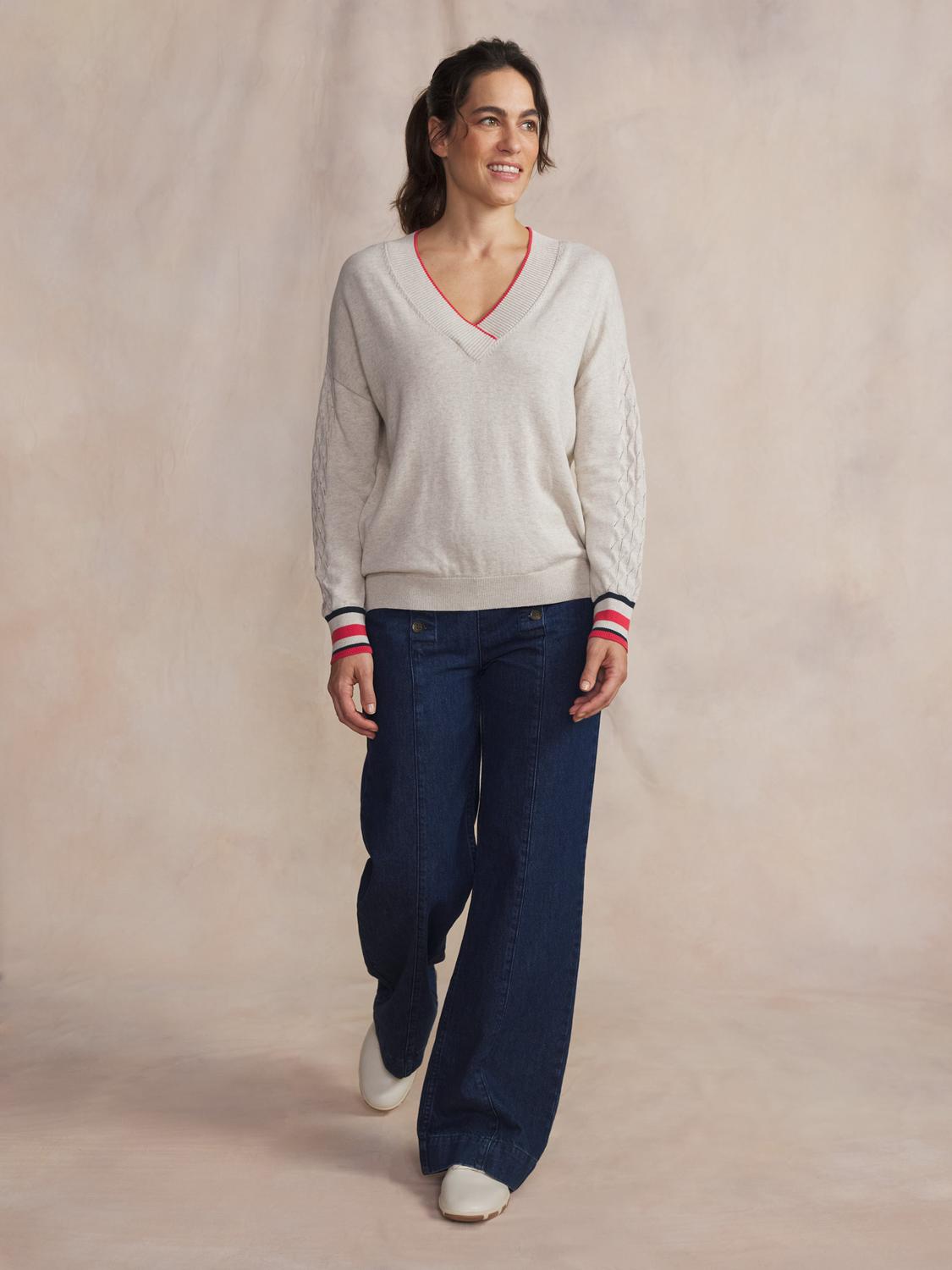 Pull femme ecru XELLAVER