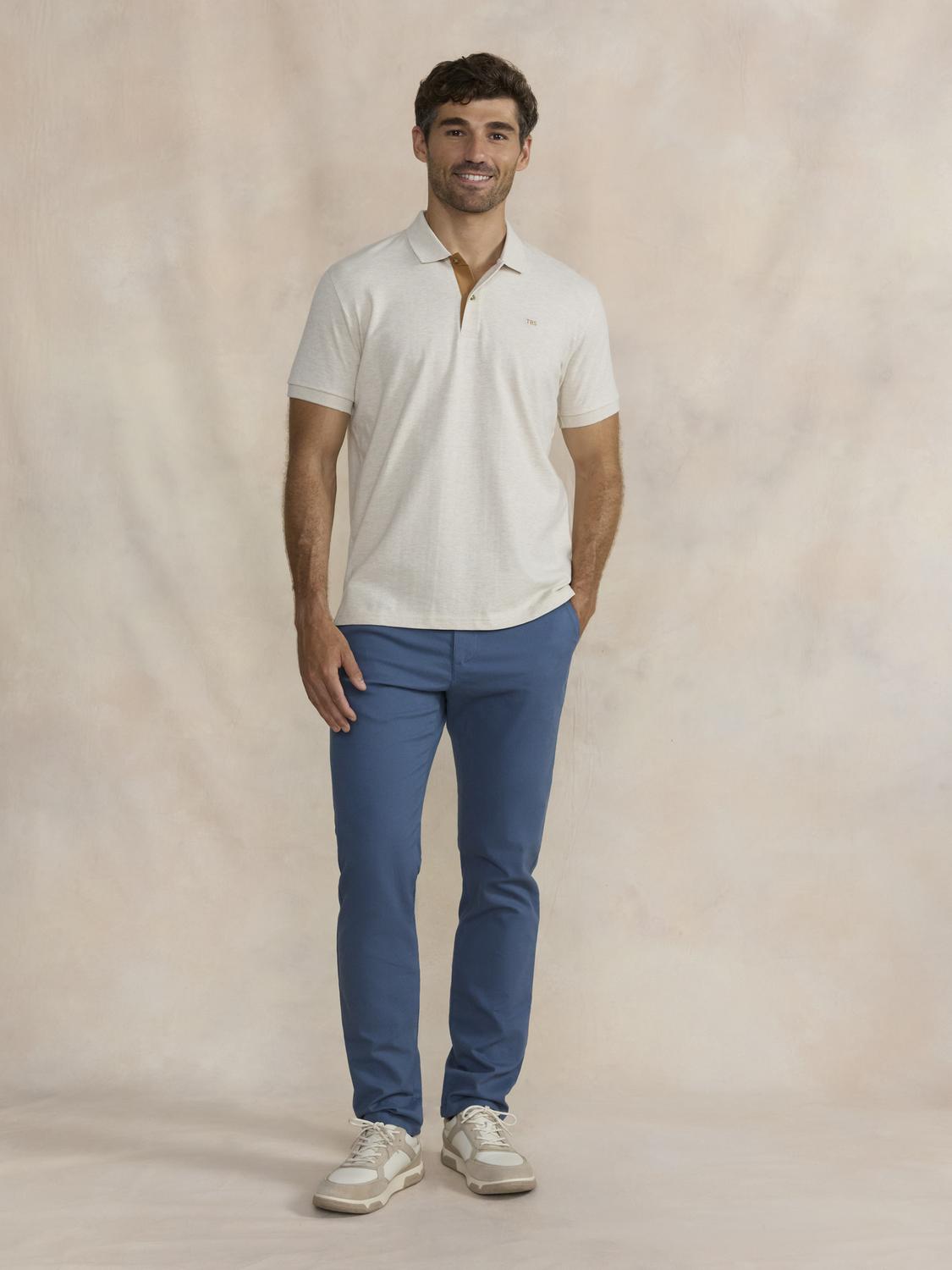 Polo Men Beige Marl LICIOPOL