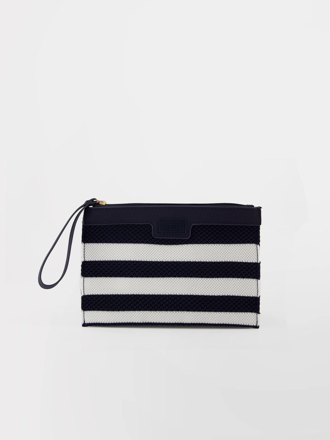 Pochette Femme en Knit Rayé JAZAMI