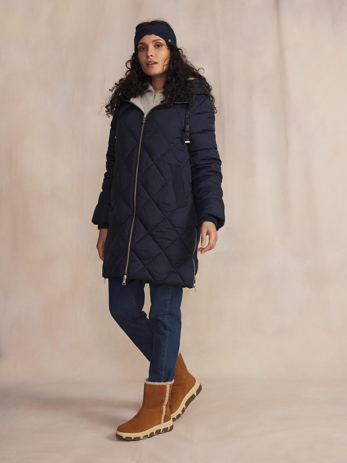 Doudoune Femme Longue Bleue GRETALON Doudoune Femme Longue Bleue GRETALON