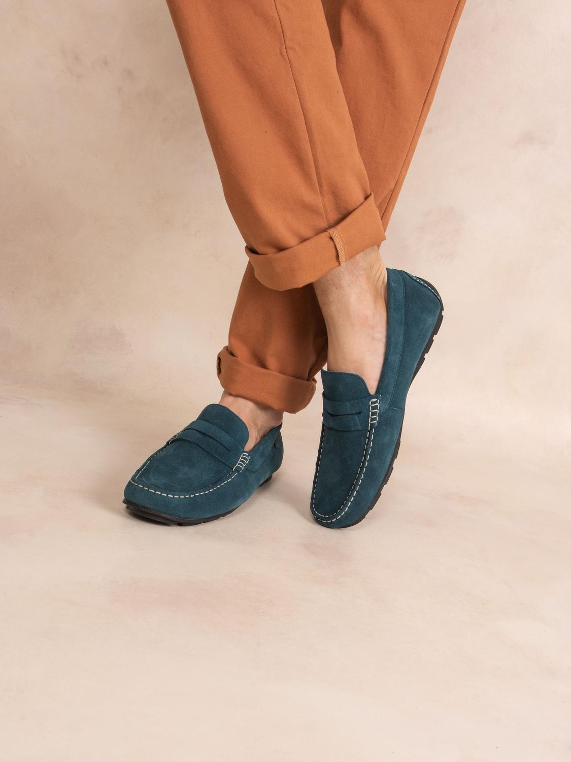 Mocassins homme petrole SADILAC