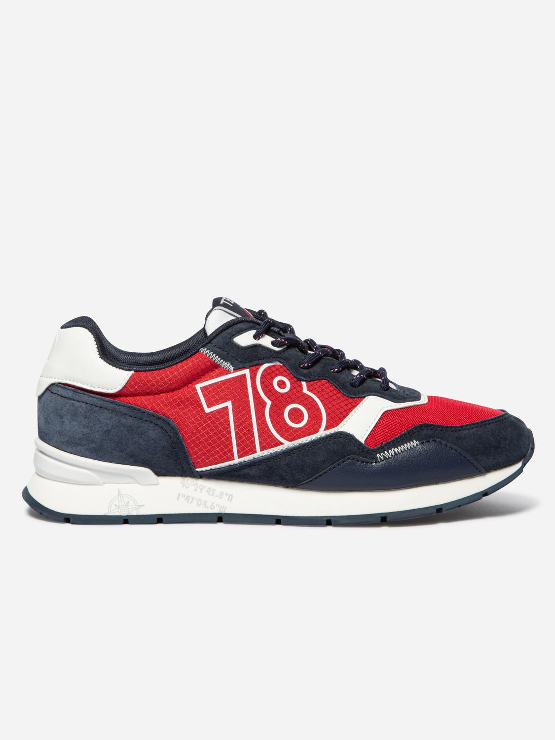 Running homme rouge et navy DJONBOT