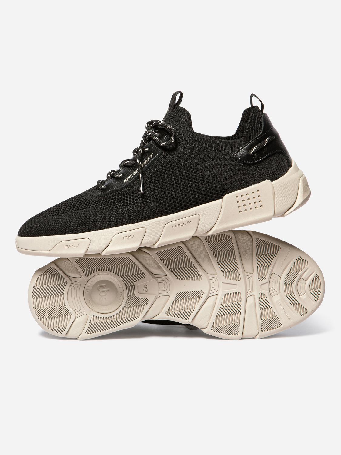 Tennis en toile homme noir JAZSAIL