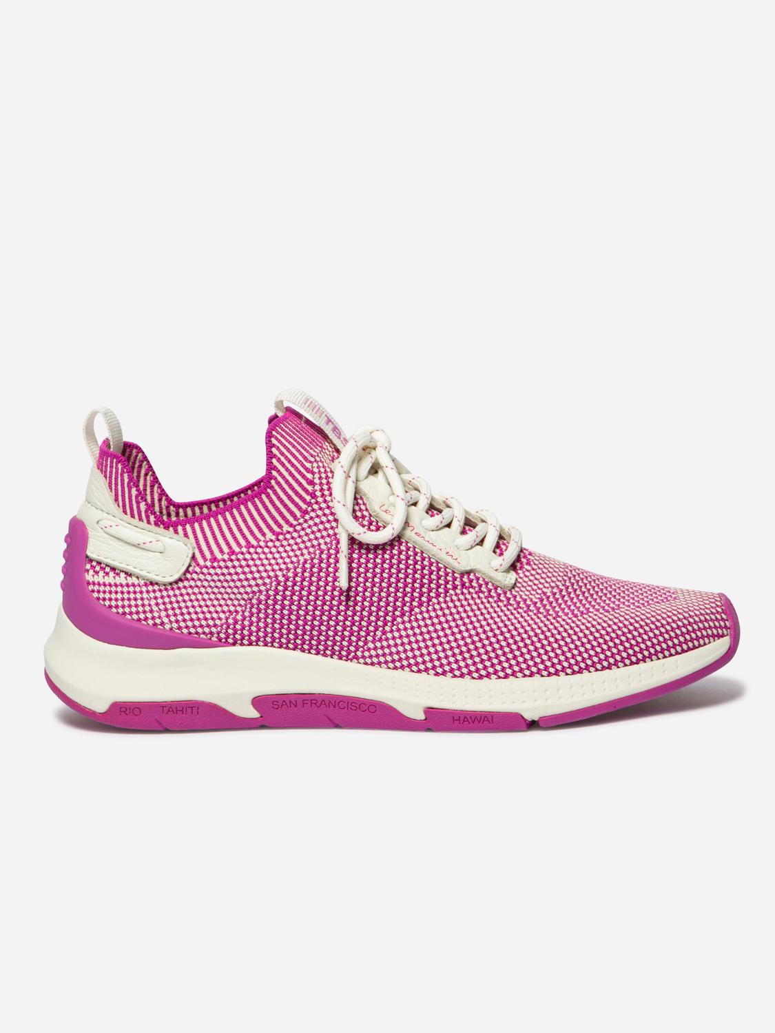 Women's running shoes Fuchsia and Cream JELLINA