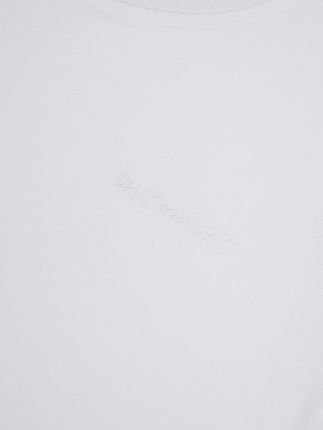 Women's knit T-shirt White SELIATEE