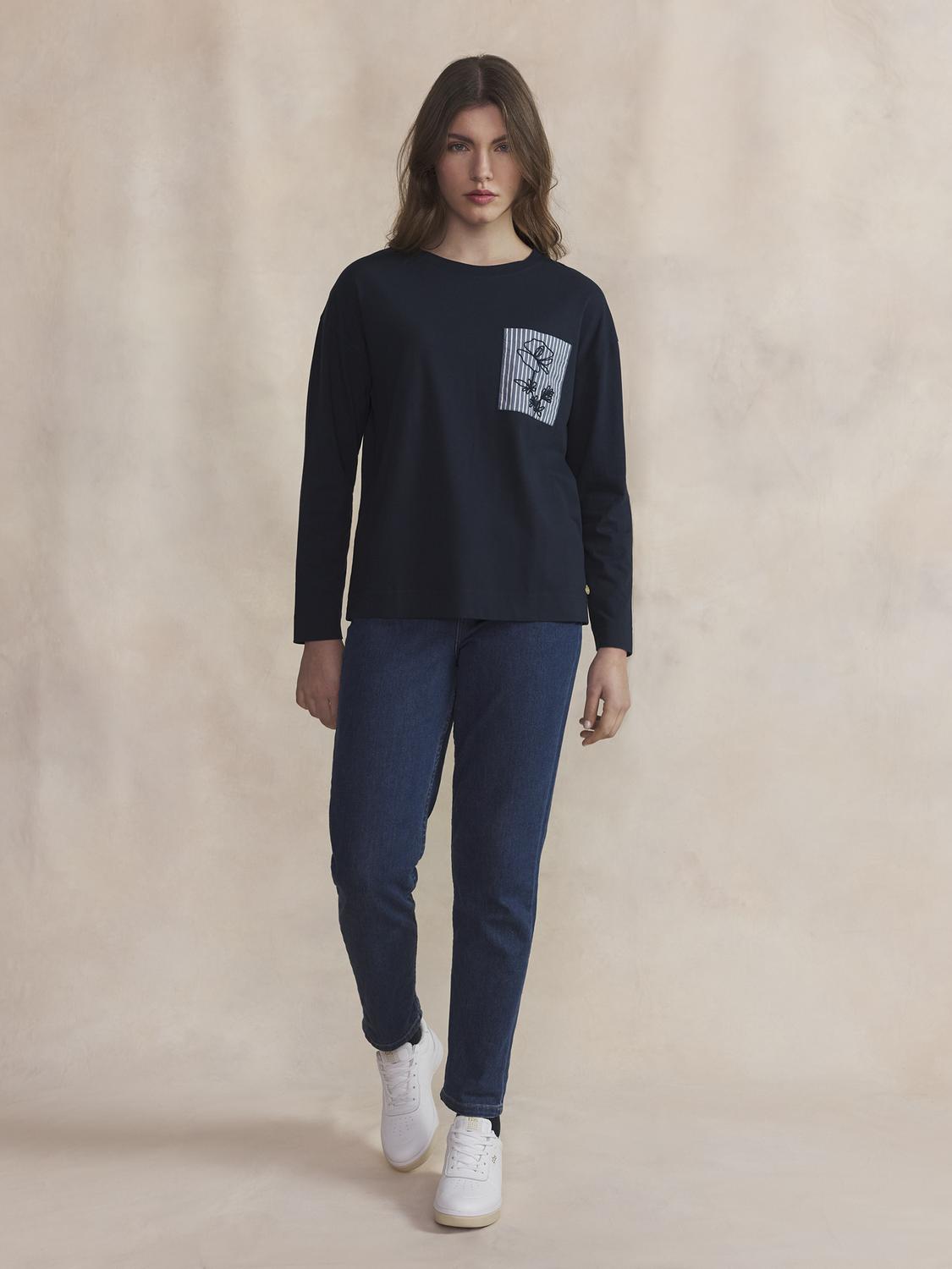 Tee Maille Femme Marine OLYRATEE