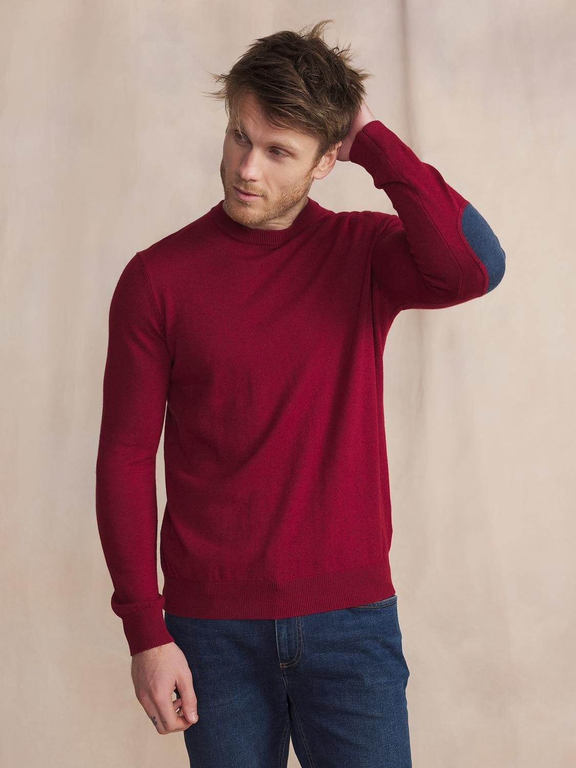 Pull Homme Col Camionneur Bleu MALIKCAM Pull Homme Col Camionneur Bleu MALIKCAM