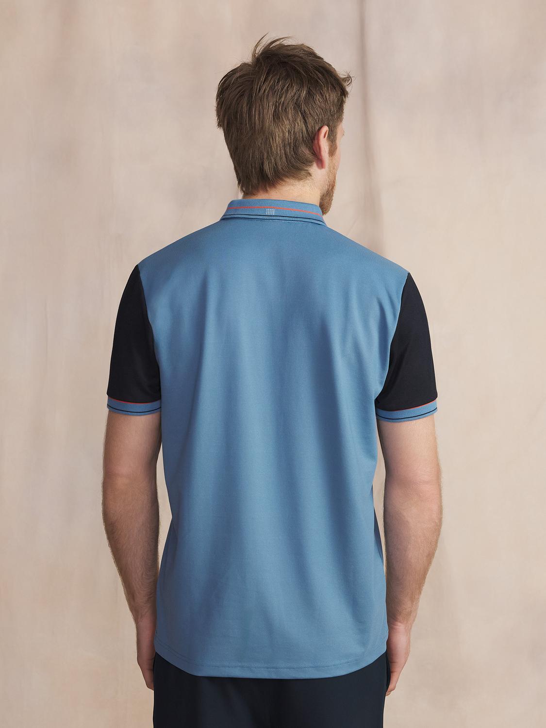 Polo Manches Courtes Bleu IONASPOL Polo Manches Courtes Bleu IONASPOL