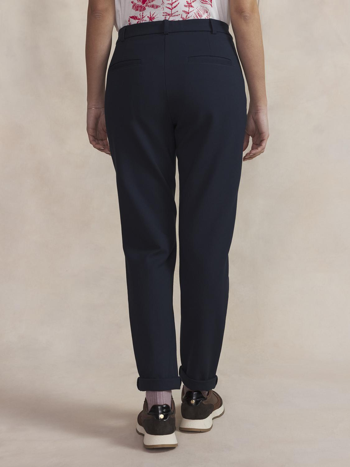 Chino Femme Stretch Poches Zippées Marine SILVIPAN