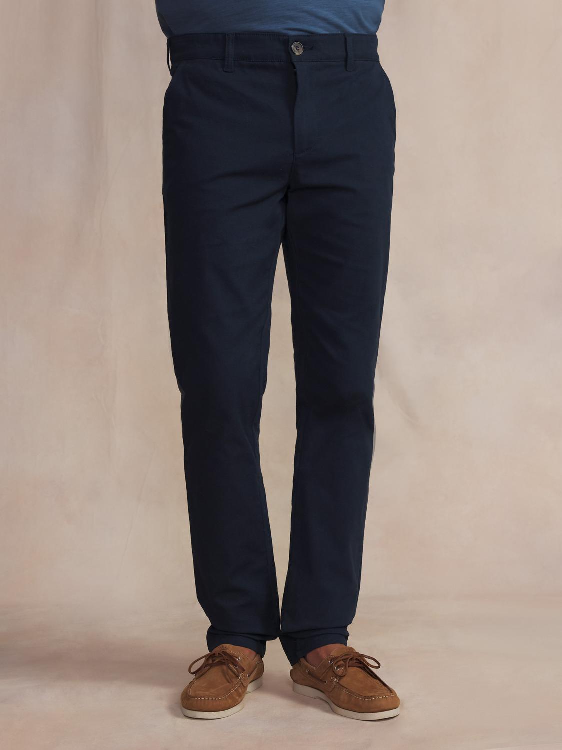 Chino homme bleu marine PAVLOPAN