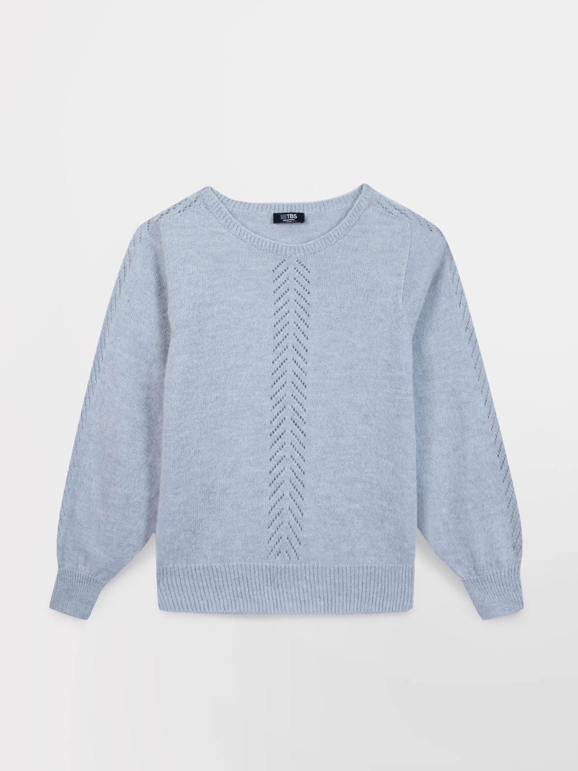 Pull fabriqué en France bleu Victoire