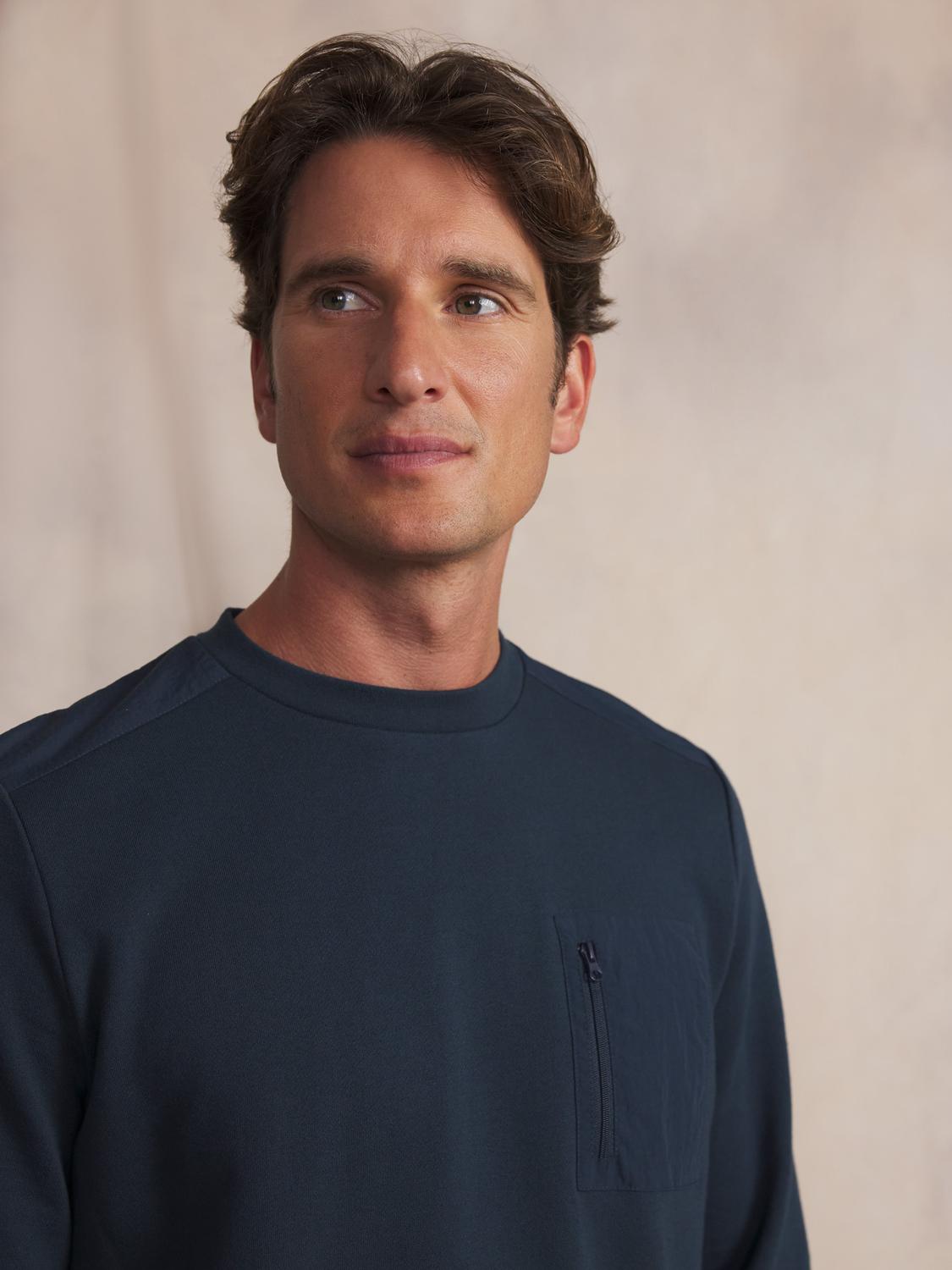 Sweat homme navy BURALRON