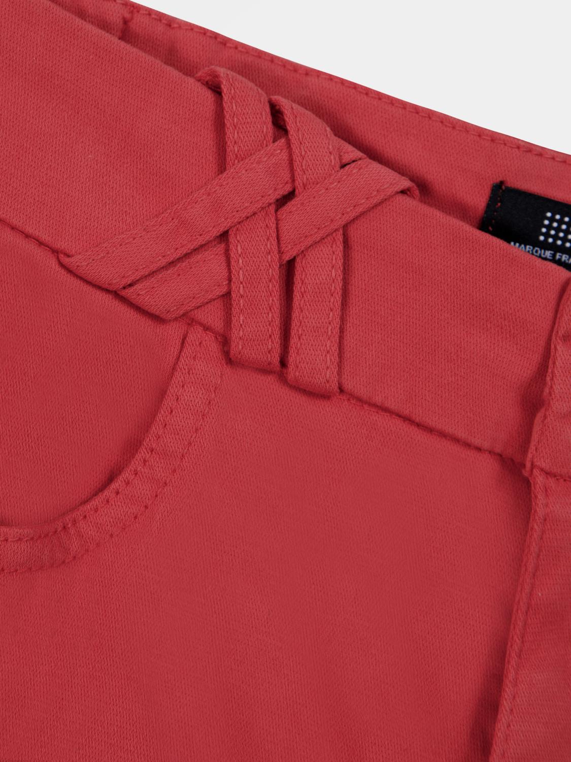 Bermuda femme rouge SINTABER