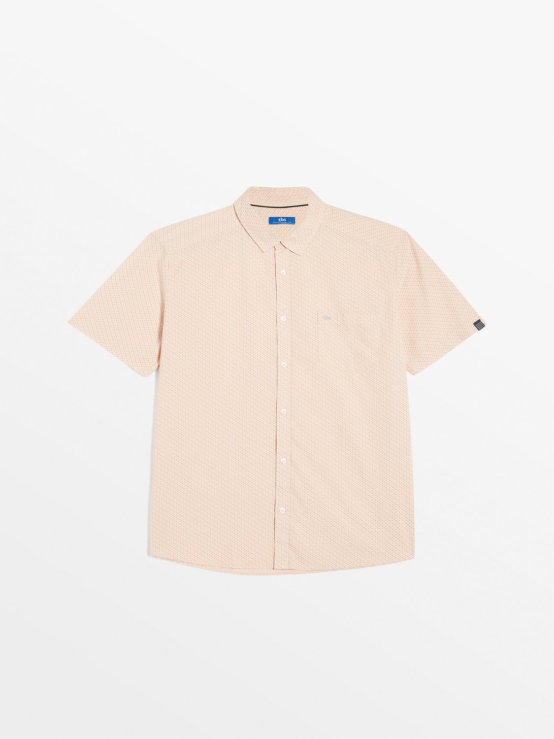 Chemise Homme Manches Courtes Rose