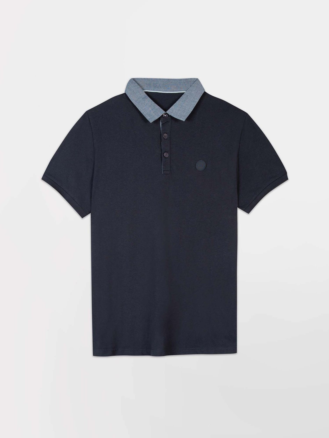 Polo Homme Jersey Coton Marine