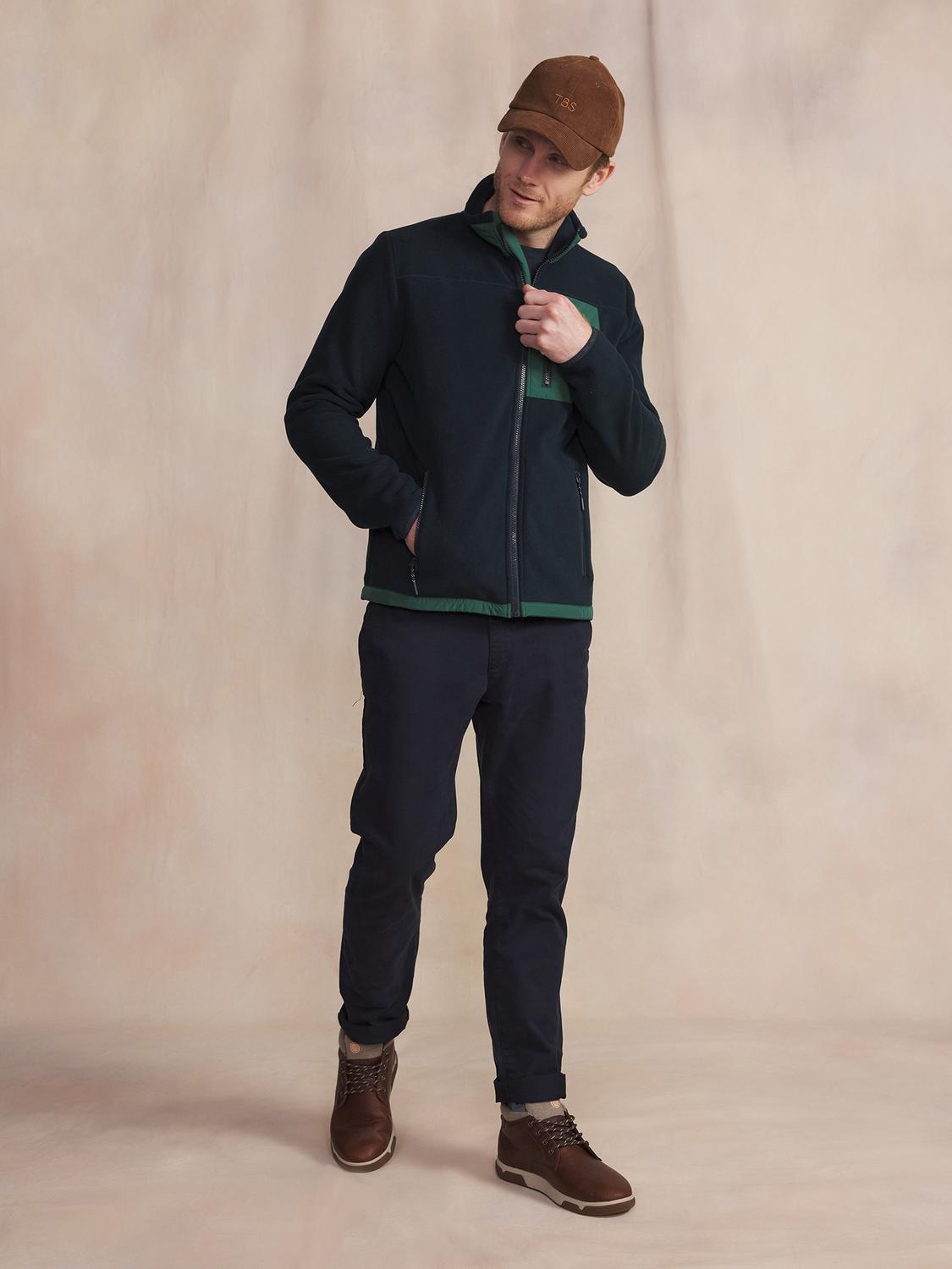 Sweat Marine Manches Longues Bleu CADENZIP