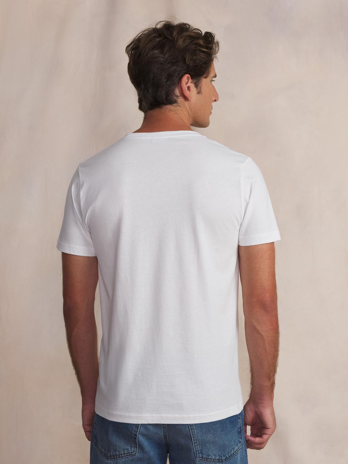 Tee-shirt en maille homme blanc PIERETEE