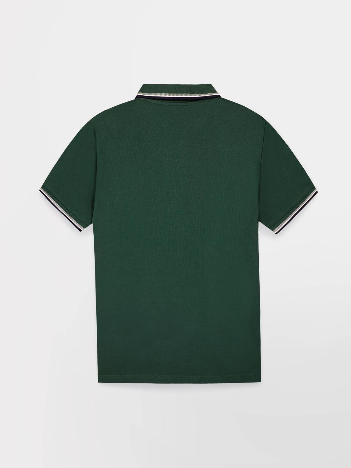 Polo Homme Coton Biologique Vert YVANEPOL Polo Homme Coton Biologique Vert YVANEPOL