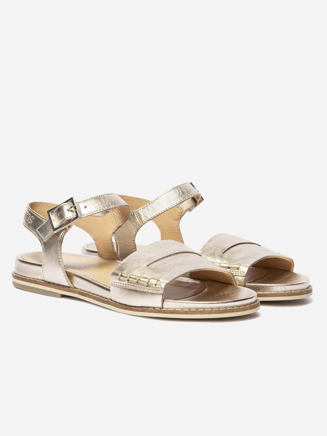 Sandales plates femme bronze MASILIA