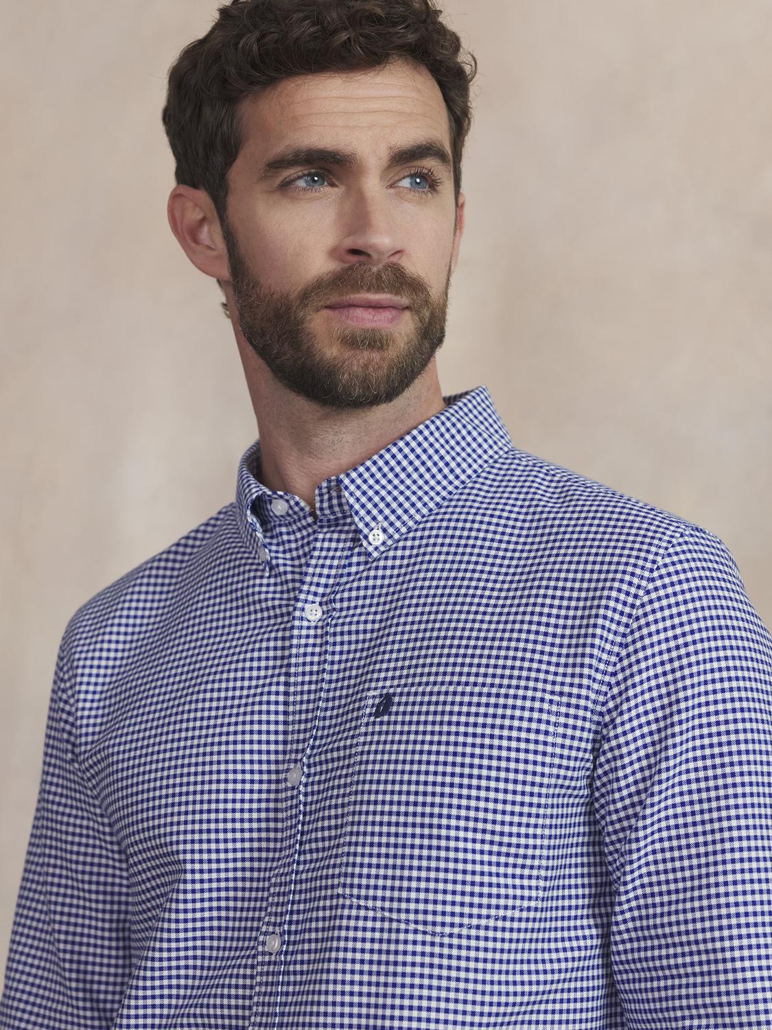 Chemise Homme Coton Marine LASLOCHE