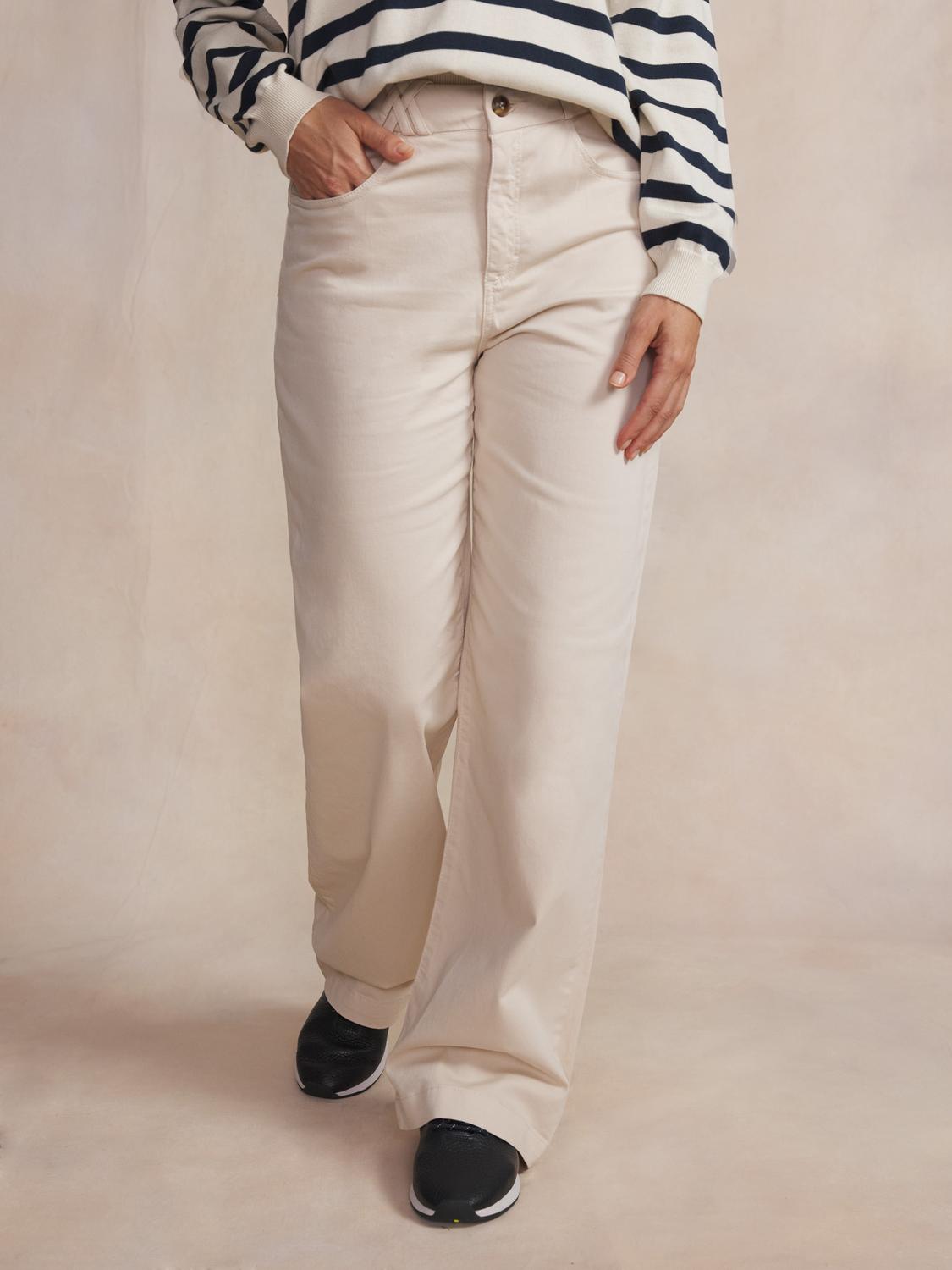 Pantalon femme beige SINTAPAN