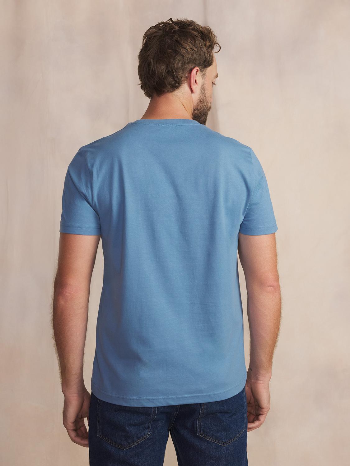 T-Shirt Manches courtes Celeste Manches Courtes Bleu OMARITEE T-Shirt Manches courtes Celeste Manches Courtes Bleu OMARITEE