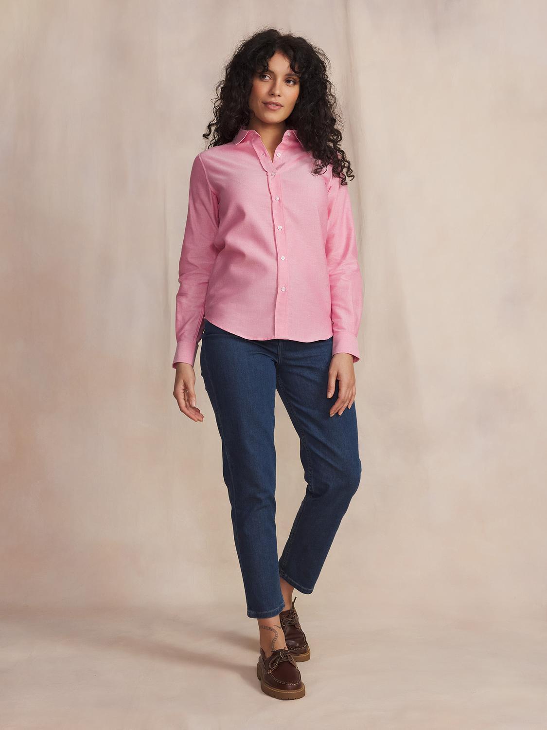 Chemise Manches Longues Rouge CAYLACHE Chemise Manches Longues Rouge CAYLACHE