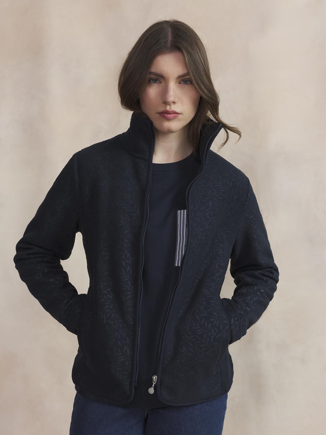 Sweat Zippé Femme Marine LILLYZIP