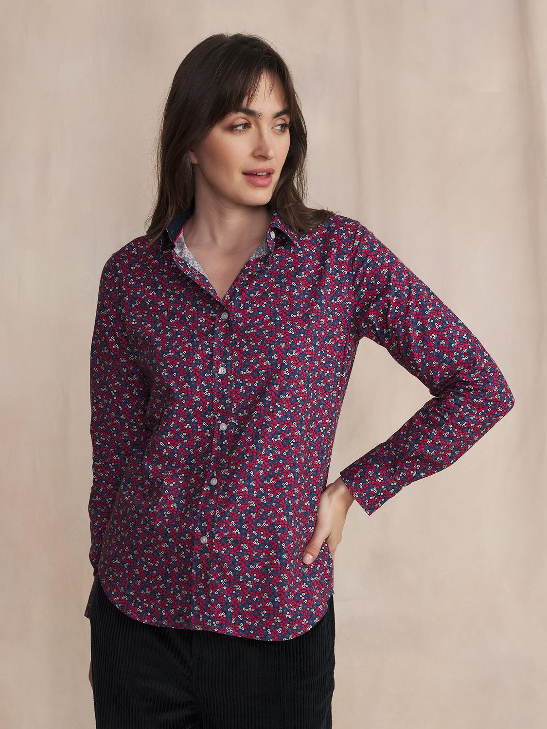 Chemise Framboise Manches Longues VELMACHE Chemise Framboise Manches Longues VELMACHE