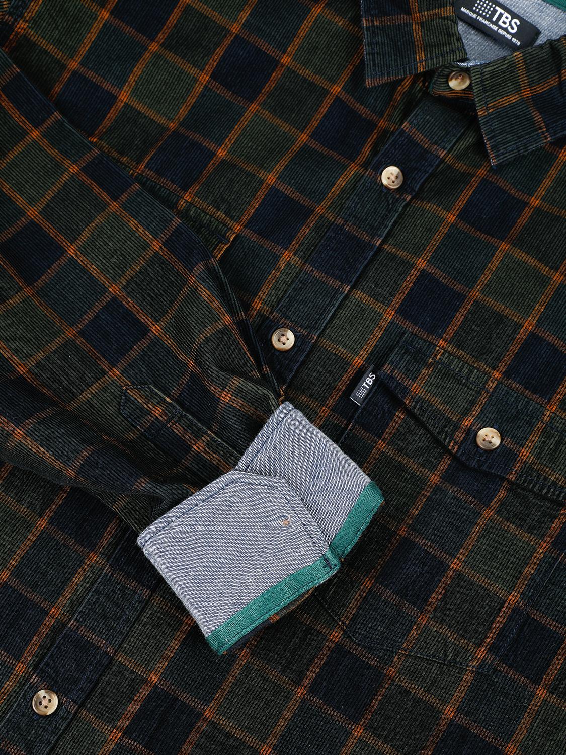 Chemise Trefle Manches Longues Vert FLAYDCHE