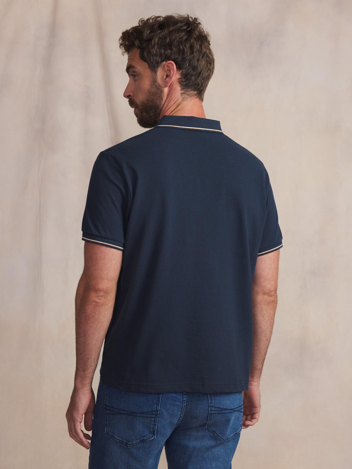 Polo homme navy DARELPOL