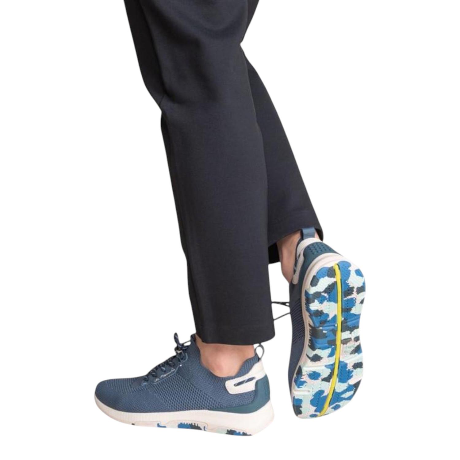 Sneakers Women Textile Recycled Blue JELLINA