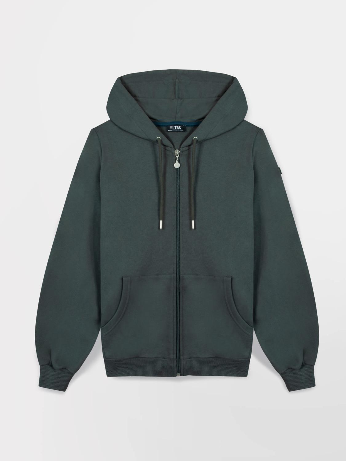 Sweat à capuche Zip Sapin Debrazip