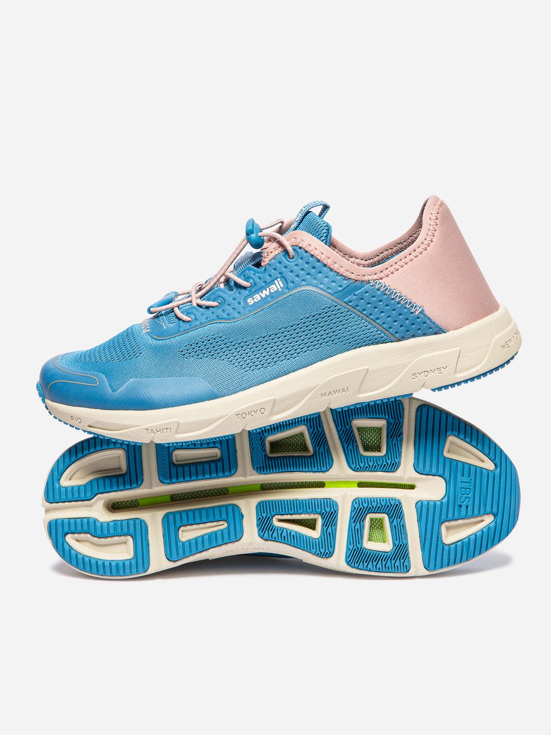 Women's running shoes Bleuet and Blush JAZLIFE