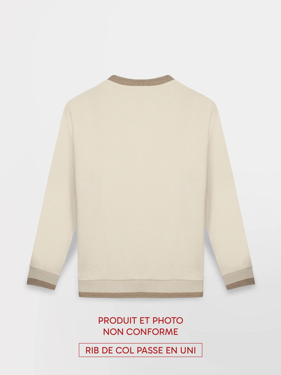 Sweat Homme Beige LEANNRON