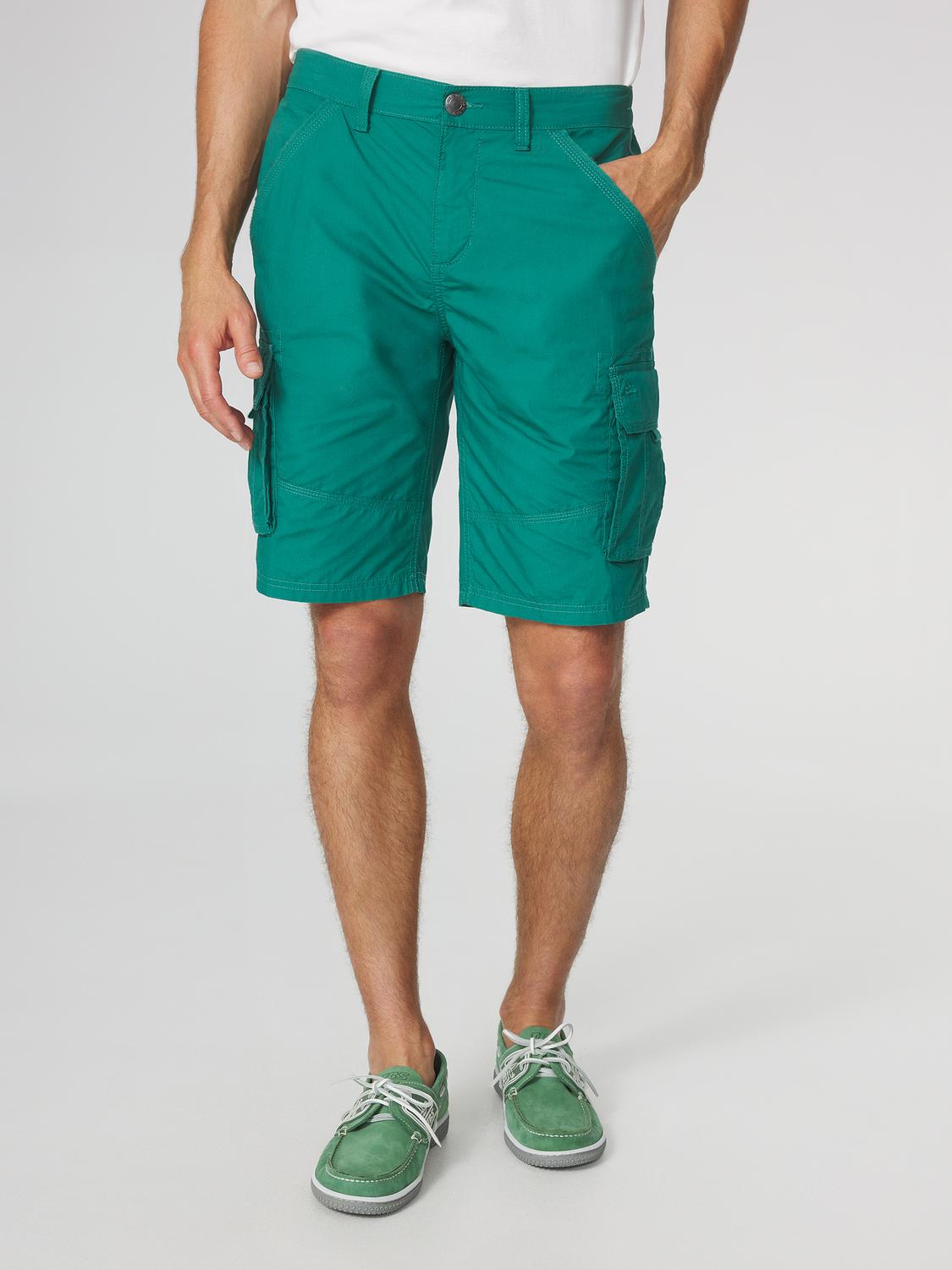 Bermuda Homme Ceinture Semi-élastiquée Vert VALENBER