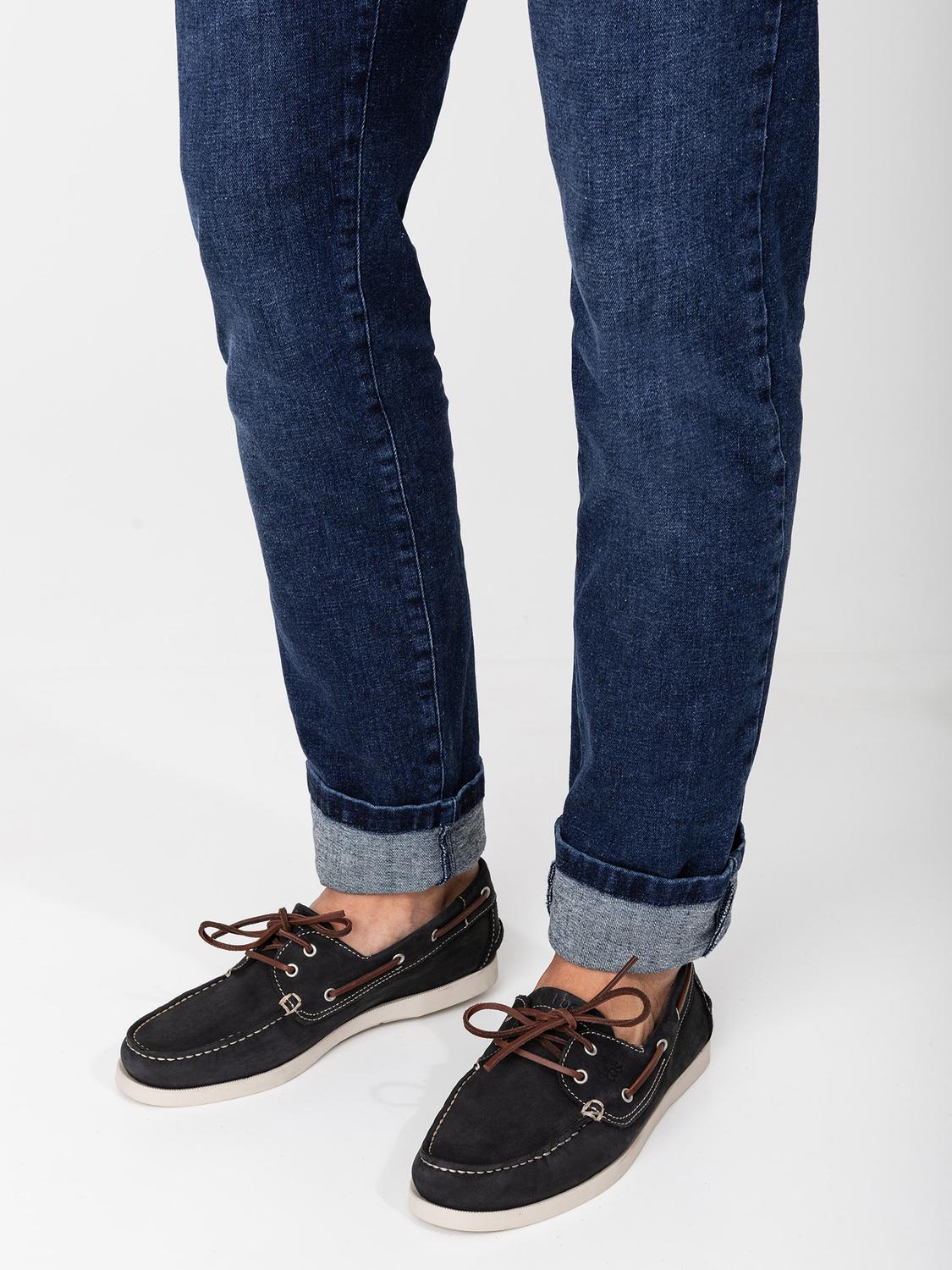 Chaussures Bateau Homme Cuir Nubuck Marine et Crème PHENIS Chaussures Bateau Homme Cuir Nubuck Marine et Crème PHENIS